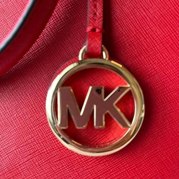 MICHAEL MICHAEL KORS Edith Large Saffiano Leather Satchel - Picture 10 of 10